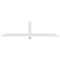 Ekena Millwork Eugene Architectural Grade PVC Gable Bracket, 84"W x 21"H x 2"D x 4"F, 6/12 Pitch GBP084X21X0204EUG00 - alternate 2